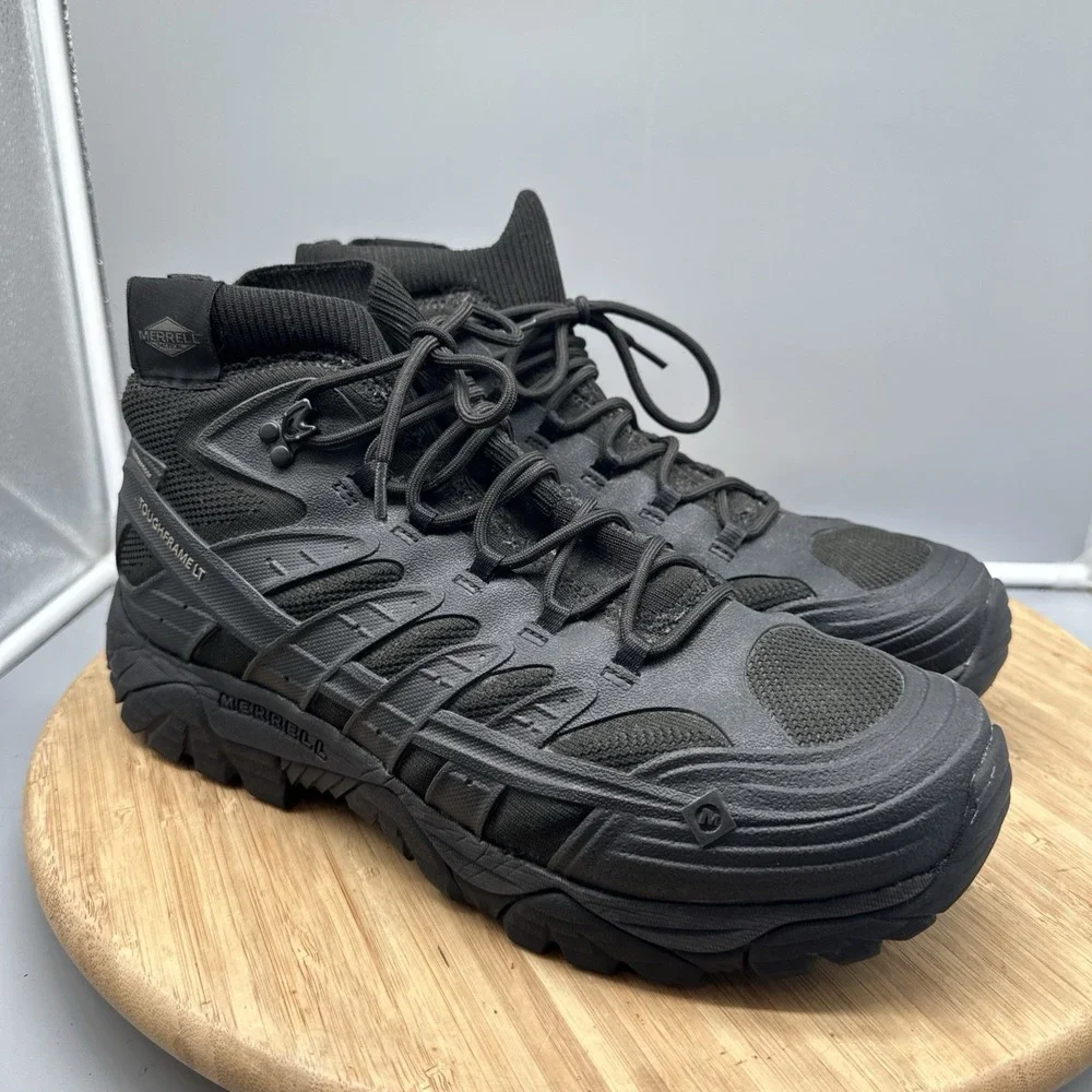 Merrell Moab Velocity Tactical Mid Waterproof Mens 14 Black Tactical Boots